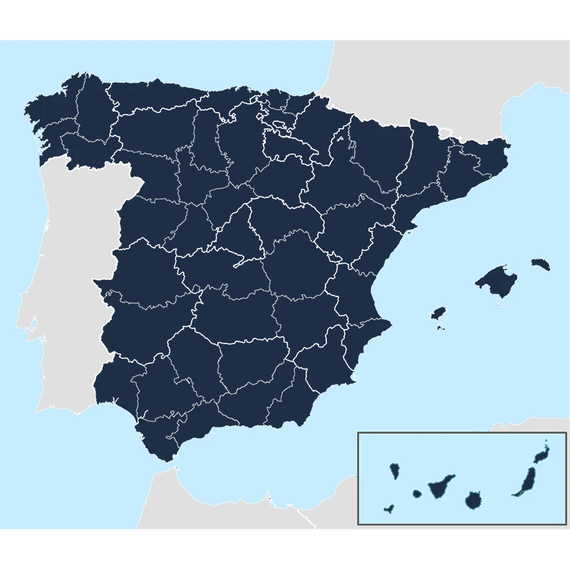 Mapa de España Servicio Brandt - Servicio Técnico Brandt España
